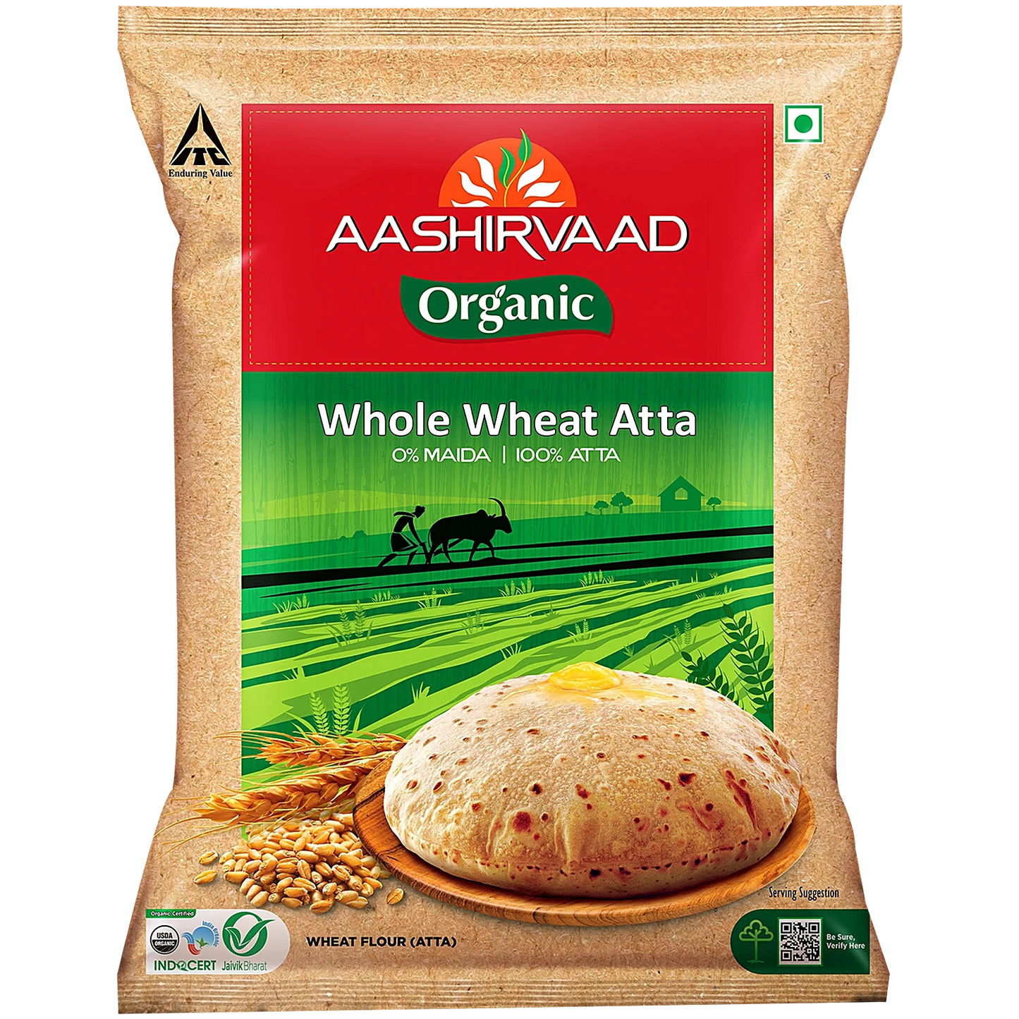Aashirvaad Organic Atta - 5 Kg