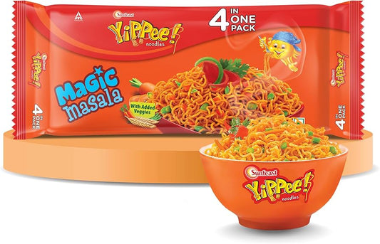 Yippee Magic Masala Instant Noodles with Added Veggies (240 g)