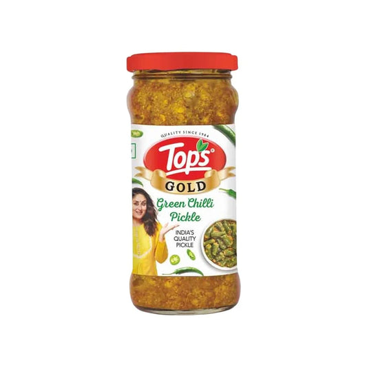 Tops Gold Green Chilli Pickle